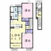 クローバーⅡの間取り画像