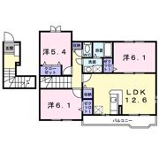 パークハイツ西田Ⅱの間取り画像