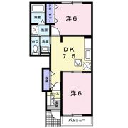 パラッツオ 雲雀の間取り画像