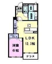 カルムメゾンⅠの間取り画像
