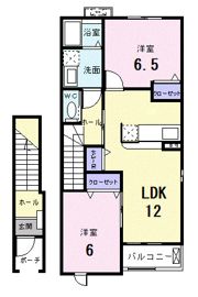 サンビレッヂⅢの間取り画像