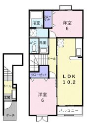 アヴニールⅠの間取り画像