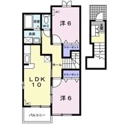 セレーナK Ⅱの間取り画像