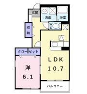 クラール・ベルF・Uの間取り画像