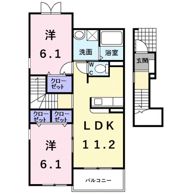 クラール・ベルF・Uの間取り画像