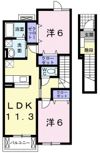 イリーデ・フィオーレⅡの間取り画像