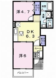 グリーンガーデンⅠの間取り画像