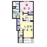 ラフレシール・コロレBの間取り画像