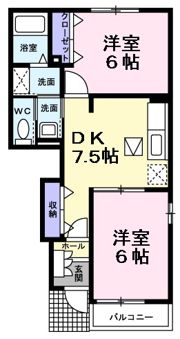 ソレイユ カトルの間取り画像