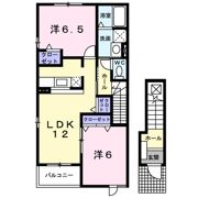シャルム シャトレ Aの間取り画像