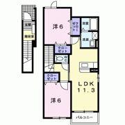 シャルム シャトレ Bの間取り画像