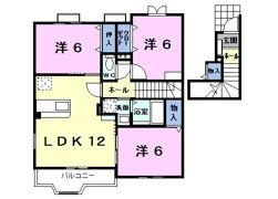 フレッシュリー都川Bの間取り画像