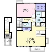 カーサ セゾンの間取り画像