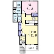 KハウスⅣの間取り画像
