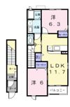 ヴィラK＆K Ⅰの間取り画像