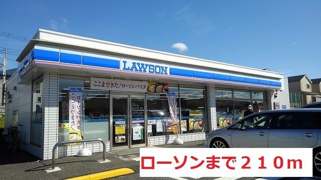 近くのローソンまで210m(徒歩3分)