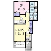 ソレアードBの間取り画像