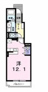 セレーノ雅Ⅱの間取り画像