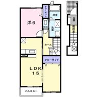 スカイパインBの間取り画像