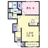 ニューアペックス Aの間取り画像