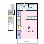 ジェルメ ミニヨンの間取り画像