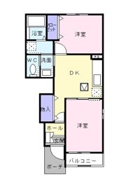 シバーム Bの間取り画像
