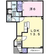 クリオージュ1号棟の間取り画像