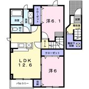 カサデューク東町の間取り画像