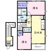 カルムセゾン Ⅲの間取り画像