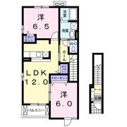 グランデ新田Bの間取り画像