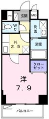 フラットワンの間取り画像