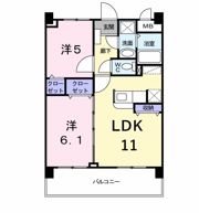 アイタス福岡の間取り画像
