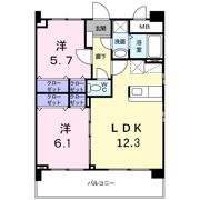 アイタス福岡の間取り画像