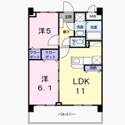アイタス福岡の間取り画像