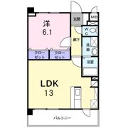 アイタス福岡の間取り画像