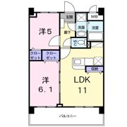 アイタス福岡の間取り画像