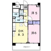 アイタス福岡の間取り画像