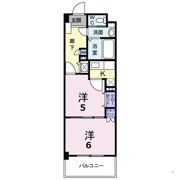 ラフレシール城南の間取り画像