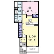 パセーオ ロジュマンAの間取り画像