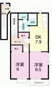 プランドールⅠの間取り画像