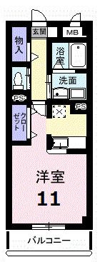 シャトー・プティシャンの間取り画像