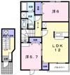 ユニゾンさくらDの間取り画像
