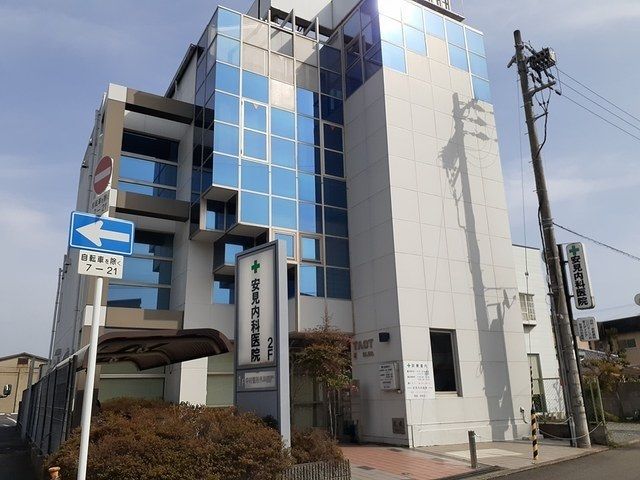 近くの安見内科医院まで250m(徒歩4分)