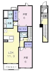 リーフレットの間取り画像