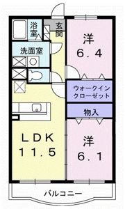 ルーチェ・デル・ソーレの間取り画像