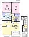 ルナパレス Cの間取り画像