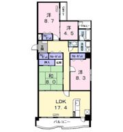 プラシード Y'sの間取り画像