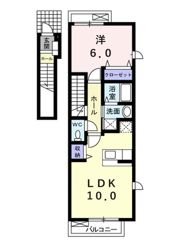 ハウス クレメント Aの間取り画像