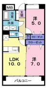 エレガント コンドミニアムの間取り画像