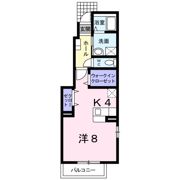 メラ ロッソ セコンドの間取り画像